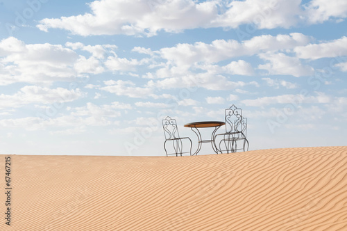 coffee in the desert