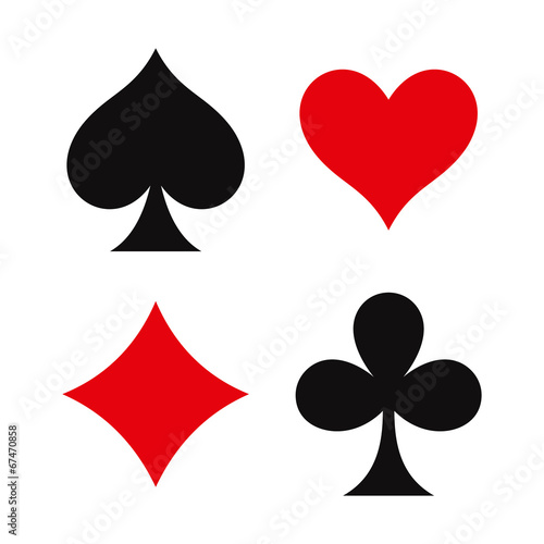 Card suit symbols
