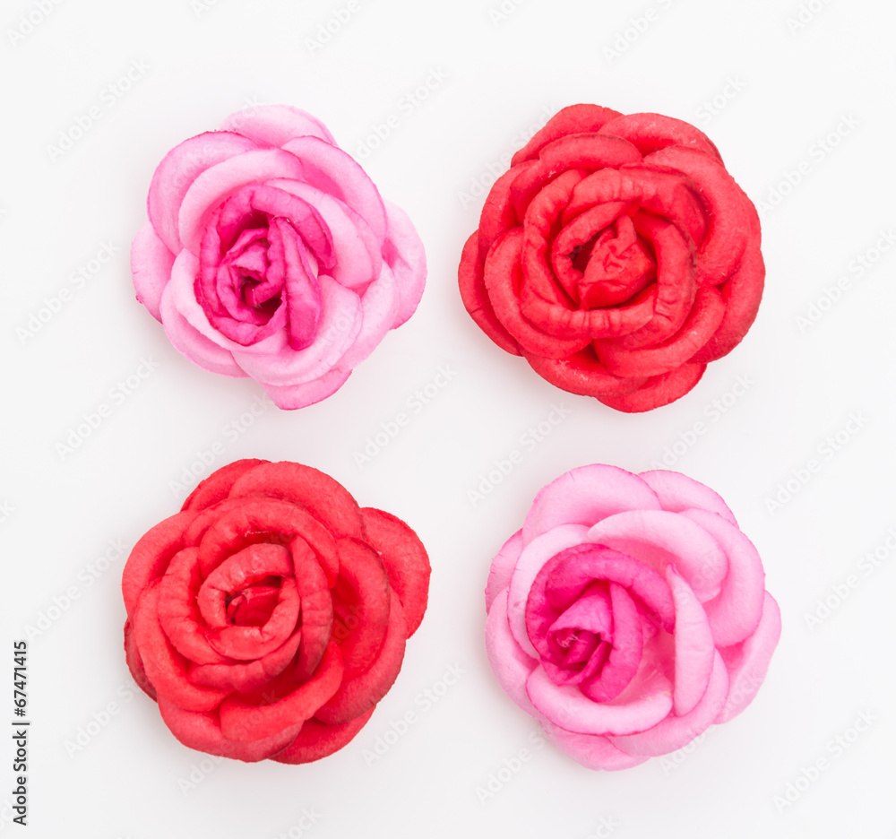 Red rose isolated on white background Red rose isolated on white background