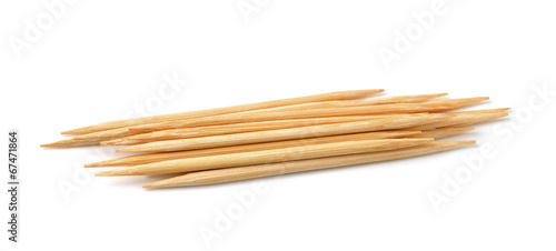 toothpick isolated on white background