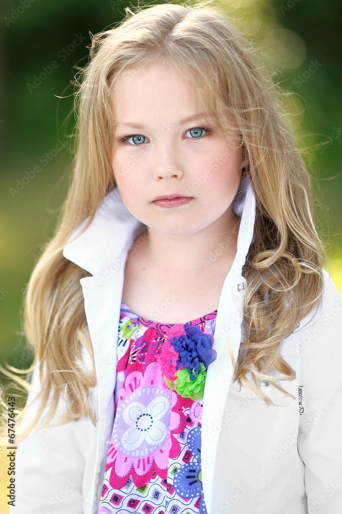 portrait of a beautiful fashion little girl portrait of a beautiful fashion little girl
