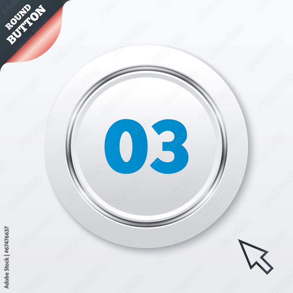 Third step sign. Loading process symbol. Third step sign. Loading process symbol.