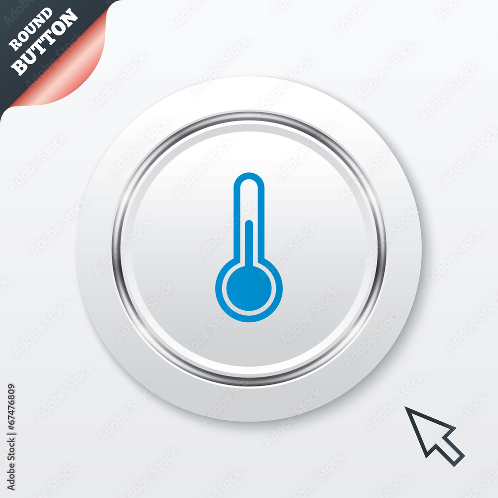 Thermometer sign icon. Temperature symbol. Thermometer sign icon. Temperature symbol.
