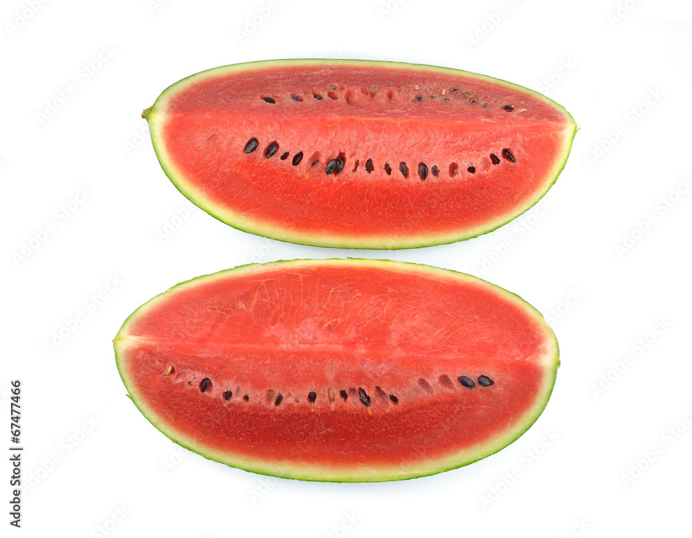 watermelon slices isolated on white background watermelon slices isolated on white background