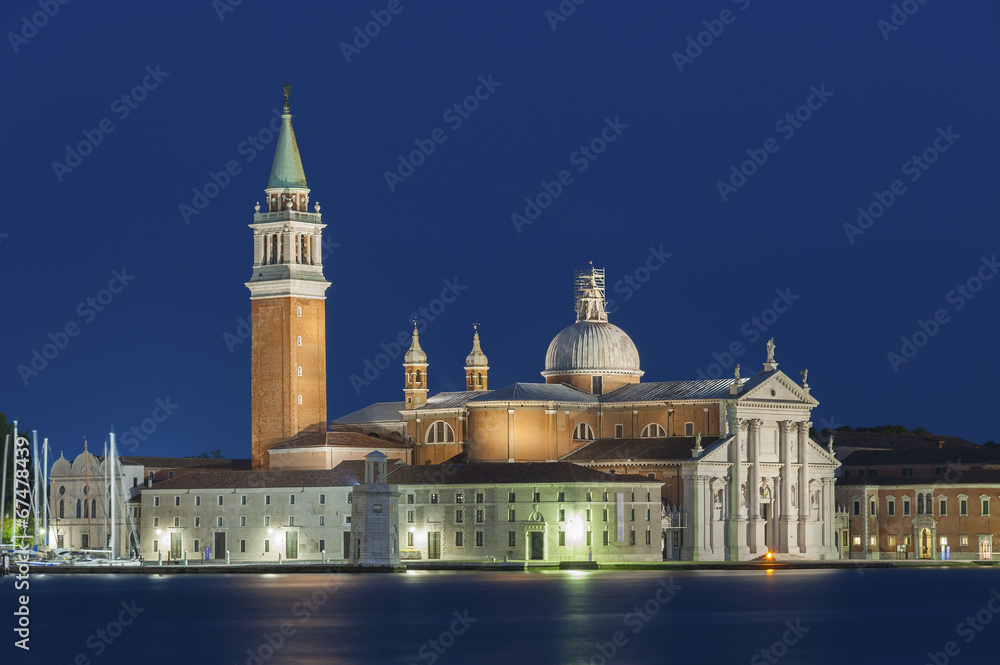 The church and monastery at San Giorgio Maggiore in Venice
