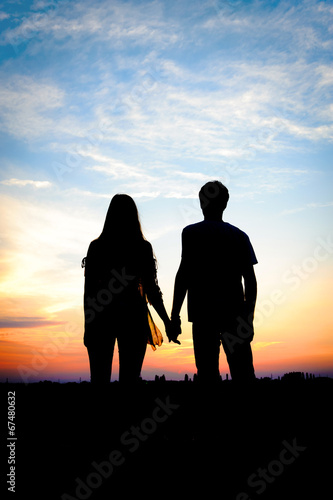 Young couple in love outdoor © Rasulov