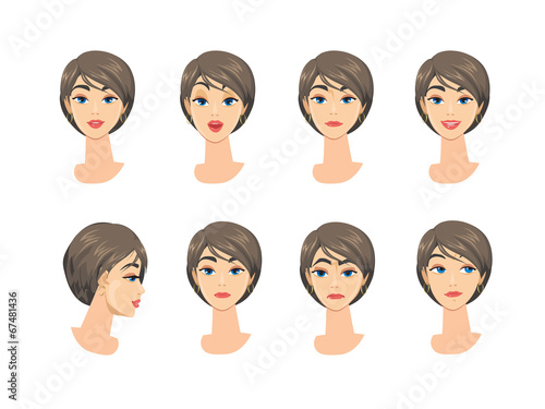 Business Woman Character Emotions