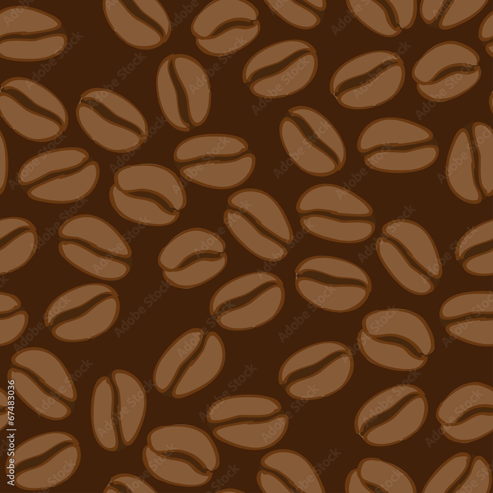 Coffee seamless pattern. Dark background. Vector. Coffee seamless pattern. Dark background. Vector.