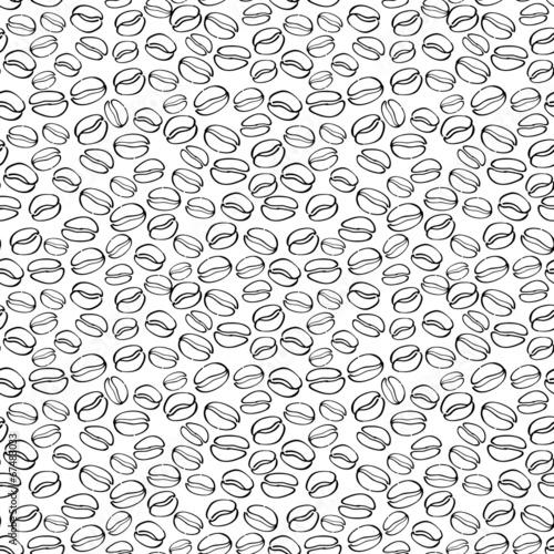 seamless coffee vector illustration. pattern.