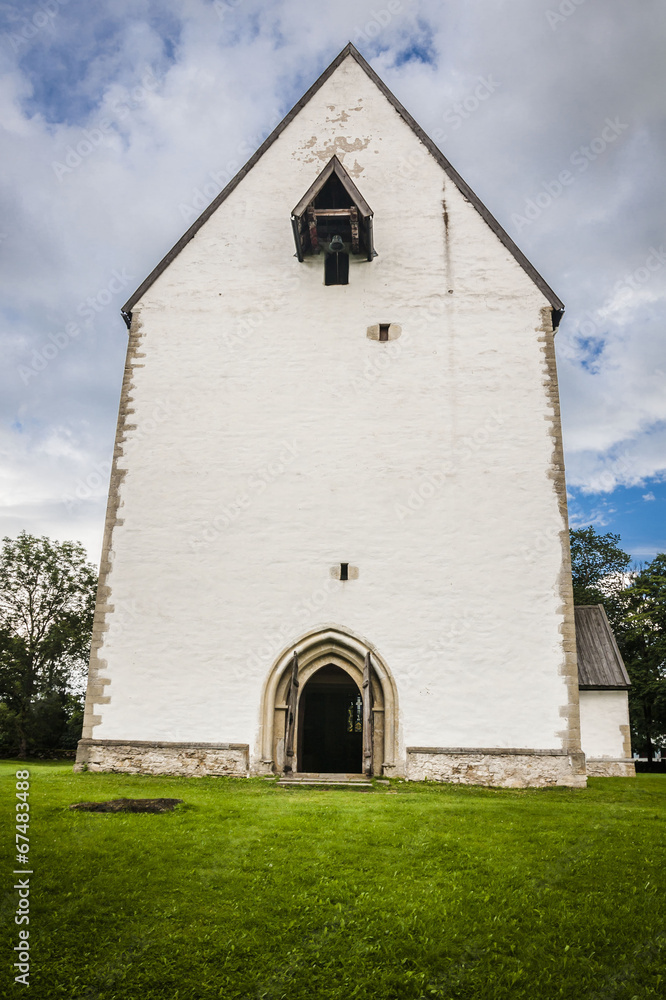 historic church on muhu isnald, Estonia