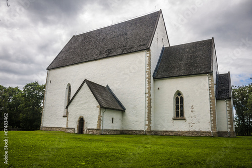 historic church on muhu isnald, Estonia
