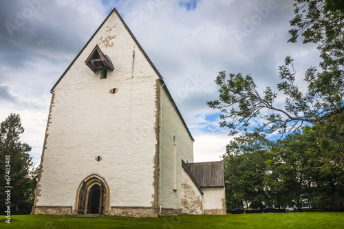 historic church on muhu isnald, Estonia
