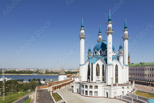 The Kul Sharif mosque in the Kazan Kremlin. Russia