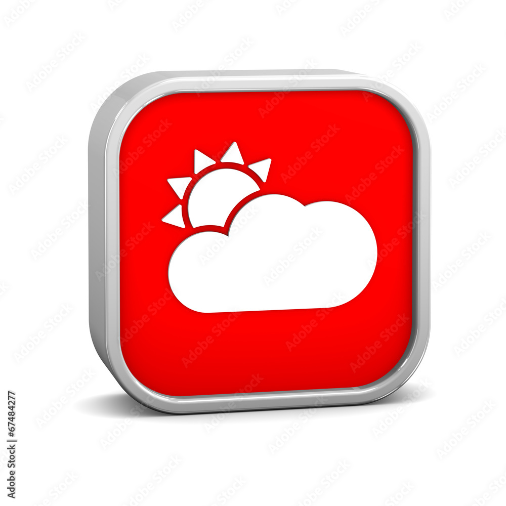 Mainly clear or partly cloudy with sunny intervals sign Mainly clear or partly cloudy with sunny intervals sign