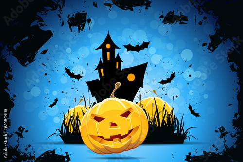 Grunge Halloween Party Background