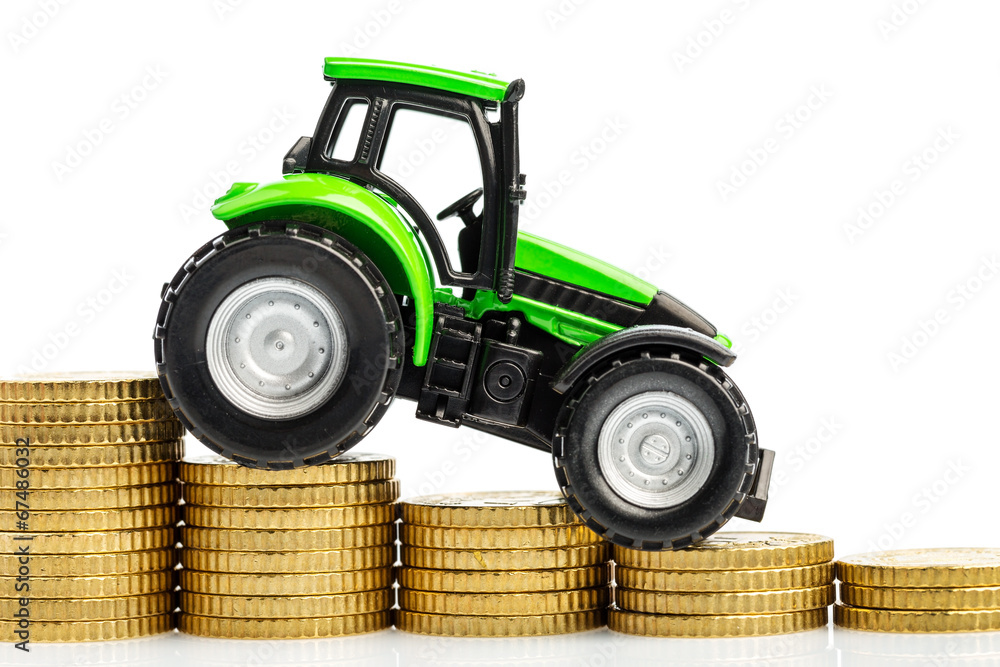 Naklejka premium Steigende Kosten in der Landwirtschaft