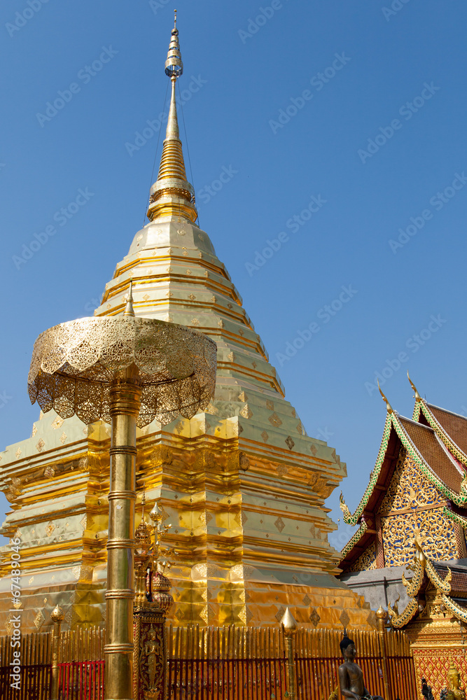 Naklejka premium Wat Phra That Doi Suthep | Chiang Mai | Thailand