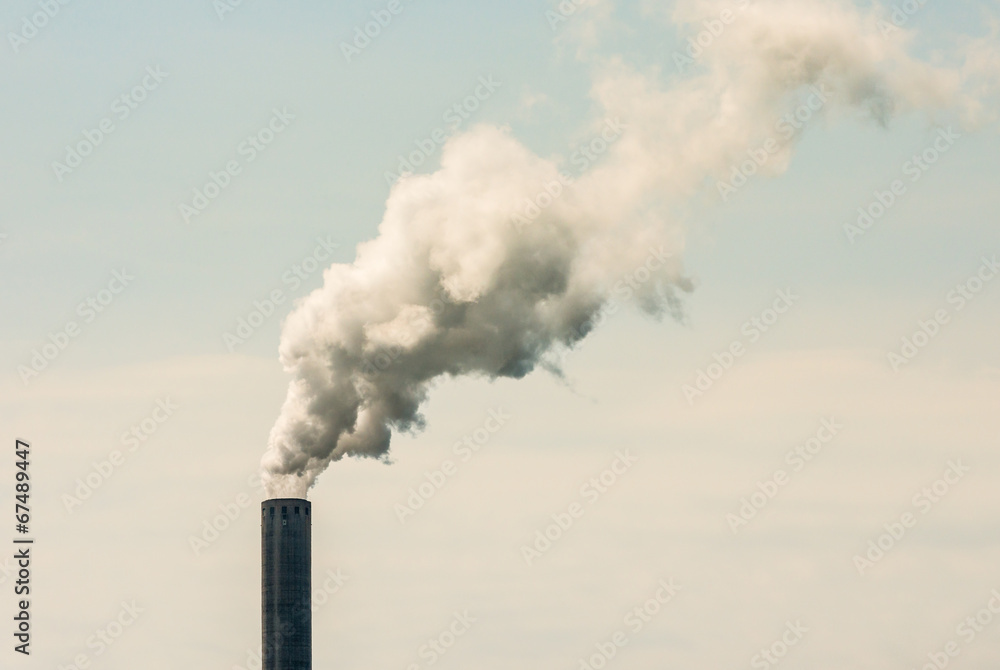 Naklejka premium Smoking chimney