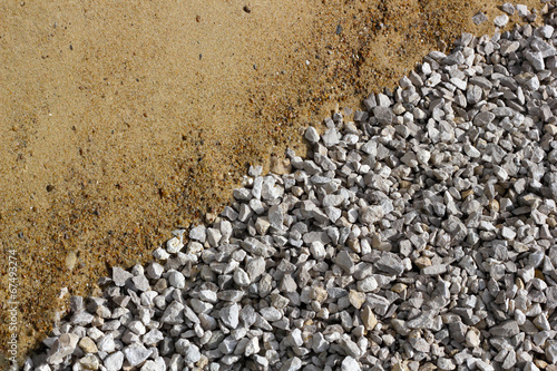 Sand and broken stone diagonal background