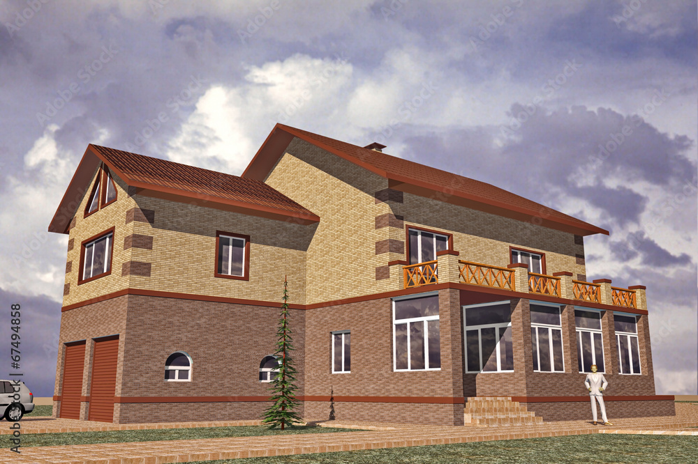 Fototapeta premium Major Cottage