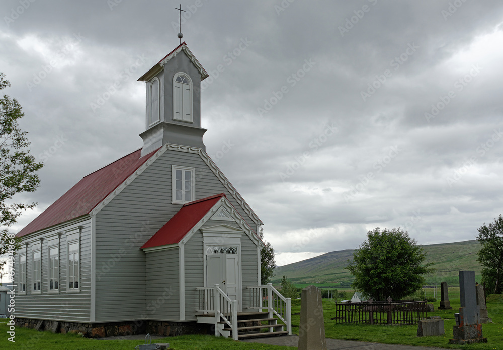 Nordische Kirche in Reykholt