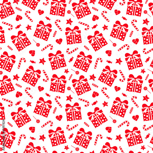 Holiday seamless pattern