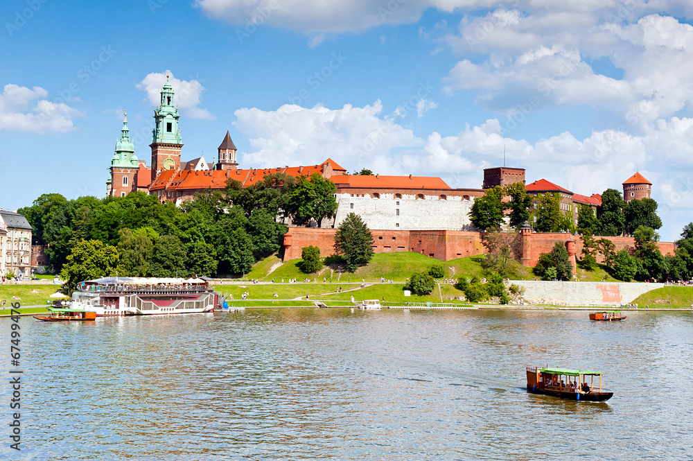 Fototapeta premium Royal castle in Krakow - Wawel