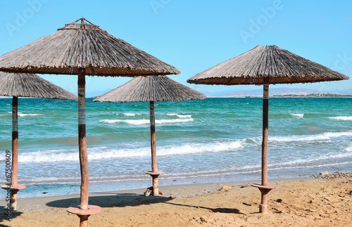 Beach umbrellas