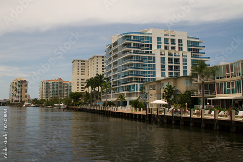 Fort Lauderdale, Kanal, Fluss, Wohngegend, Wohnsiedlung