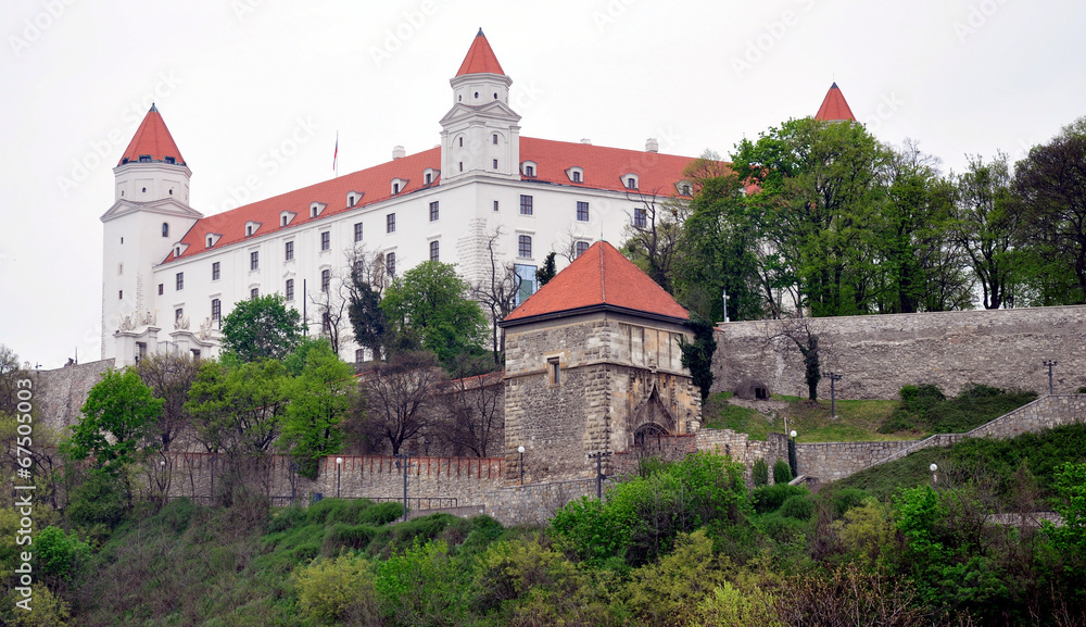 old castle in Bratislava, Slovakia, Europe old castle in Bratislava, Slovakia, Europe
