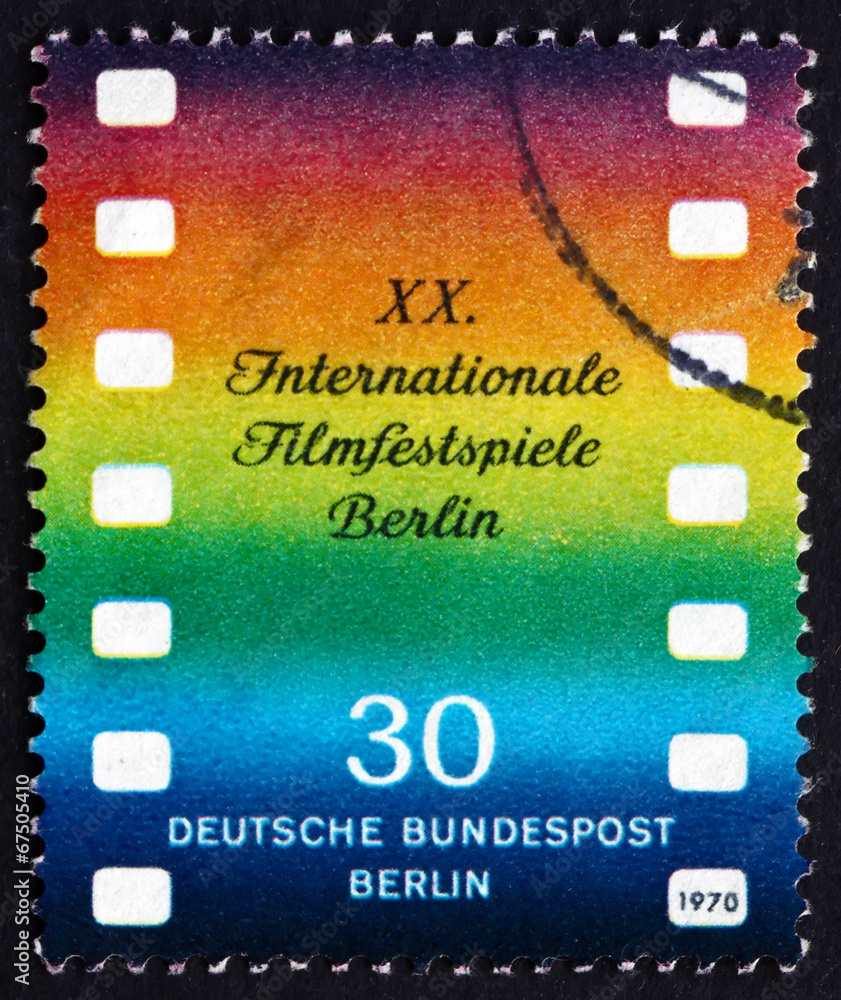 Postage stamp Germany 1970 Film Frame
