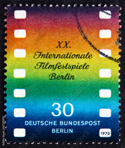 Postage stamp Germany 1970 Film Frame
