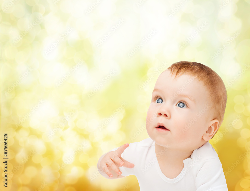 curious baby looking up curious baby looking up