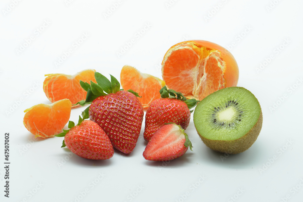 Raw healthy set fruits Raw healthy set fruits