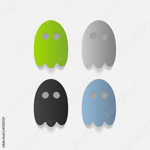 realistic design element: ghost