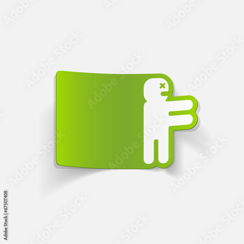 realistic design element: zombie
