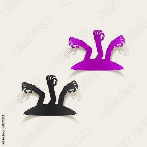 realistic design element: zombie