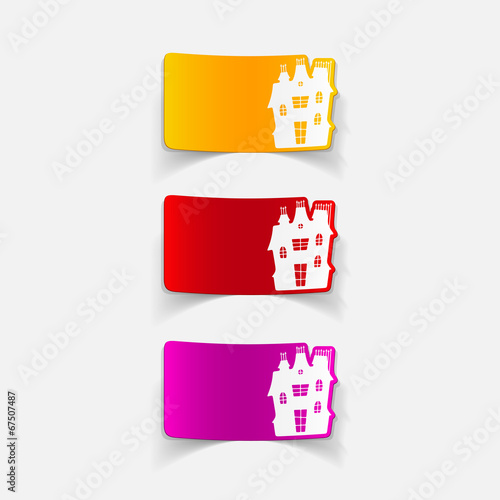 realistic design element: house