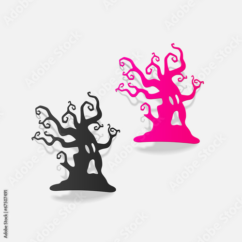 realistic design element: tree