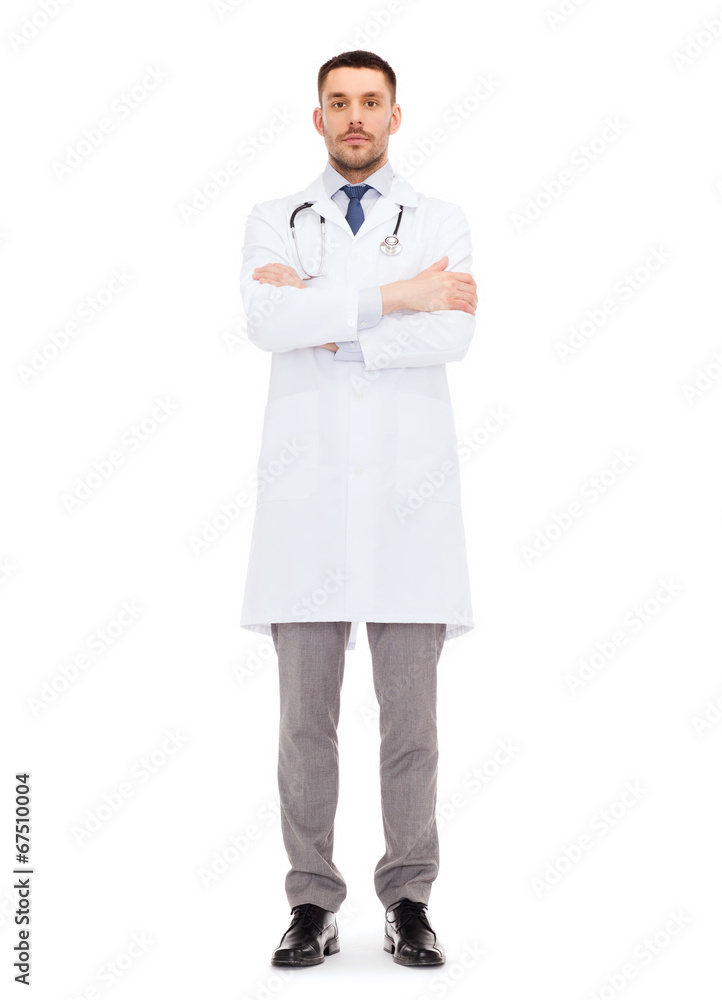 male doctor with stethoscope male doctor with stethoscope