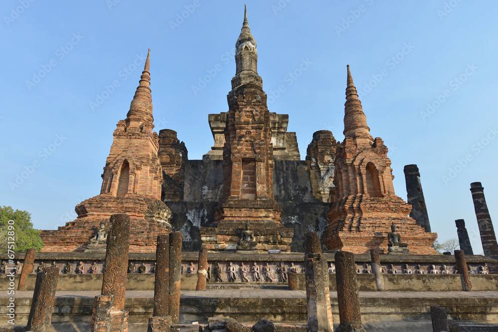 Parque histórico de Sukhothai, Tailandia Parque histórico de Sukhothai, Tailandia