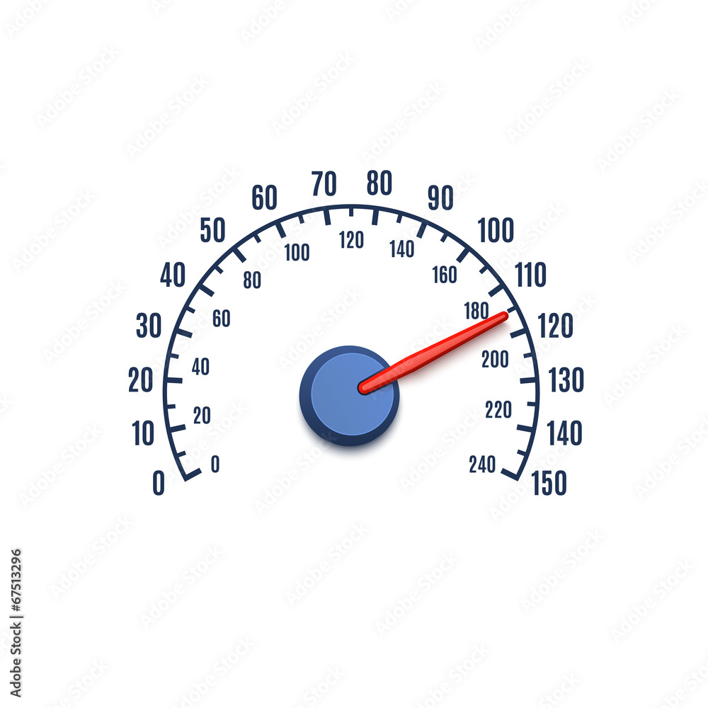Speedometer icon isolated on white background Speedometer icon isolated on white background