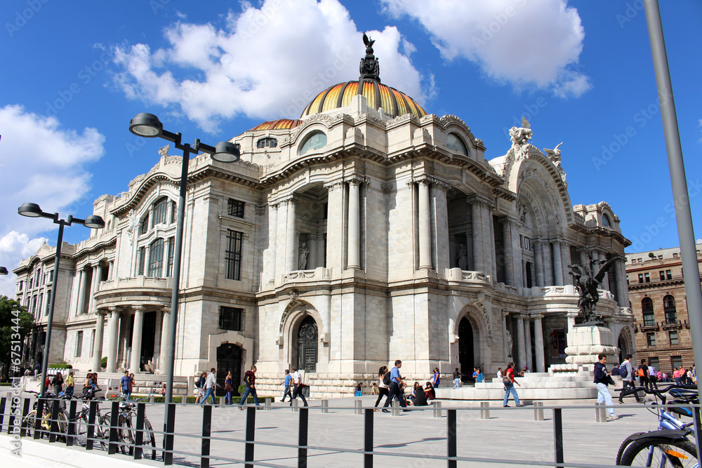 Bellas Artes Palace Mexico City Left
