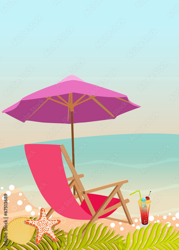 Sunbathing in beach background Sunbathing in beach background