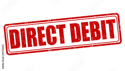Direct debit stamp