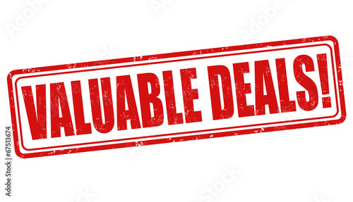 Valuable deals stamp