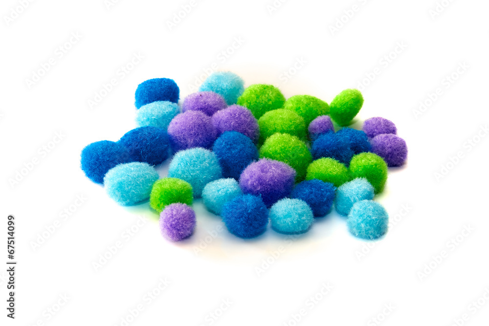 multi color craft pompoms multi color craft pompoms