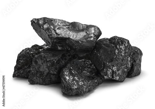 Fototapet Small Coal Pile