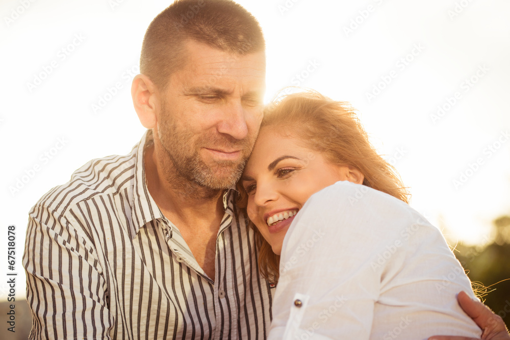 Intimate moments - couple in love