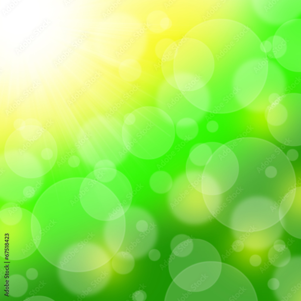 Summer bokeh background Summer bokeh background